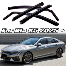 For Kia K5 2025 2026 Weather Shield Window Vent Deflector Rain Guard In-Channel