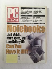 PC Magazine APR 14, 1992 Vol. 11 No. 7 Back Issue COMPUTER Magazine - Notebooks