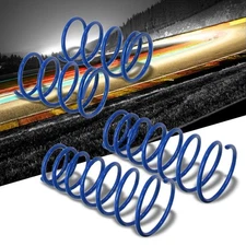 Blue 2" Drop Manzo Race Sport Lowering Spring Kit For 89-94 Eclipse GS GS GSX RS