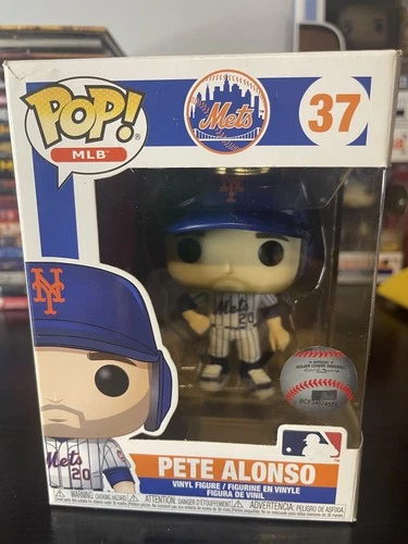 Funko Pop! Pete Alonso #37, New York Mets, Home Jersey, MLB Baseball