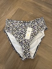 Marks and Spencer High Waisted Bikini Bottoms Size 16