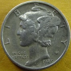 1940-S Mercury Dime - Die Cracks - 90% Silver