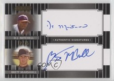 2008 Razor Signature Series Black 12/25 DJ Mitchell Brett Marshall Auto 0b2