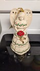 895778 Holiday Angel Bell Holding Bouquet Ornament, Christmas — photo 1