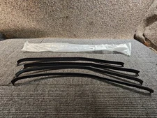 (QTY 4) Precision WFK 111073 BTP Replacement Parts Beltline Moldings, Black