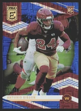 2020 Panini Chronicles #223 Antonio Gibson Elite Update Blue #/10 SN,RC