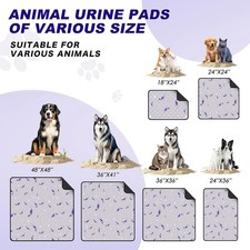Washable Pee Pads for Dogs, 2Pack Reusable Puppy Pads, Super Absorbent Leakpro