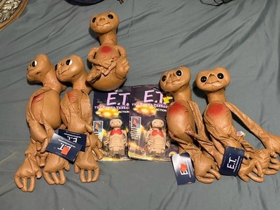 Et the Extra-Terrestrial Plush Toys Vintage 1982 Kamar Pleather Lot