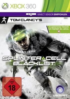 Microsoft Xbox 360 - Splinter Cell: Blacklist DE mit OVP OVP beschädigt