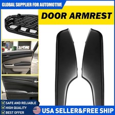2x Front Door Armrest For Dodge Chrysler Left Right Black 1wk36dx9aa 1wk37dx9ab