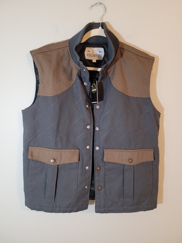 NEW with Tags! Fieldstone XL Brand Hunting Vest Men's Gray and Brown