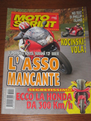 MOTOSPRINT 1996/7 YAMAHA YZF 1000R KOCINSKI DUCATI VOLA