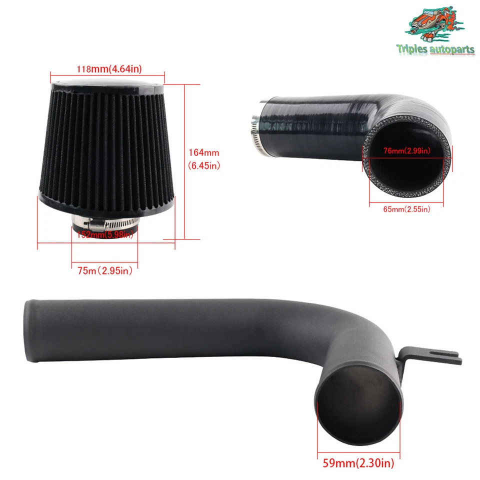 Sistema de admisión de aire para Audi A3 Q3 VW Golf GTI MK7 EA211 Skoda Polo 1.2T 1.4T TSI Foto 2 de 4