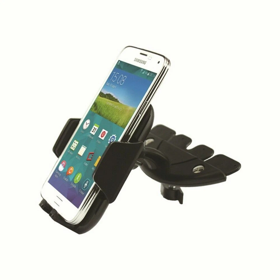 Suporte universal para telefone celular carro com slot para CD para iPhone Samsung - Imagem 2 de 4