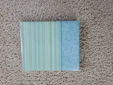 K & Company 7 1/2 by 6 1/2 Blue and Green Small Scrapbook