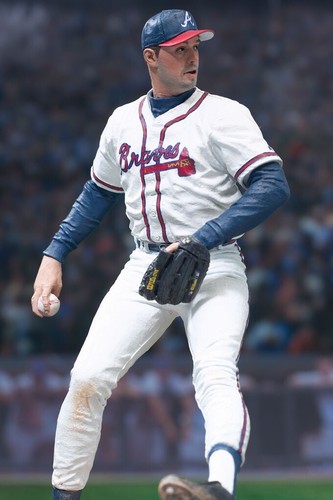 FIGURINA MLB ATLANTA BRAVES BASEBALL GREG MADDUX 31 MCFARLANE 6" 2002 SERIE 2 NUOVA