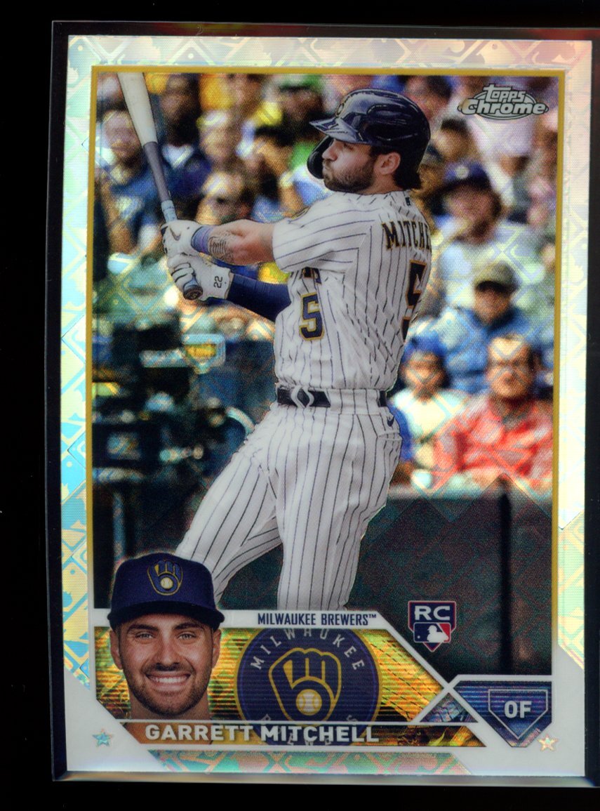 2023 Topps Chrome Logofractor #110 Garrett Mitchell