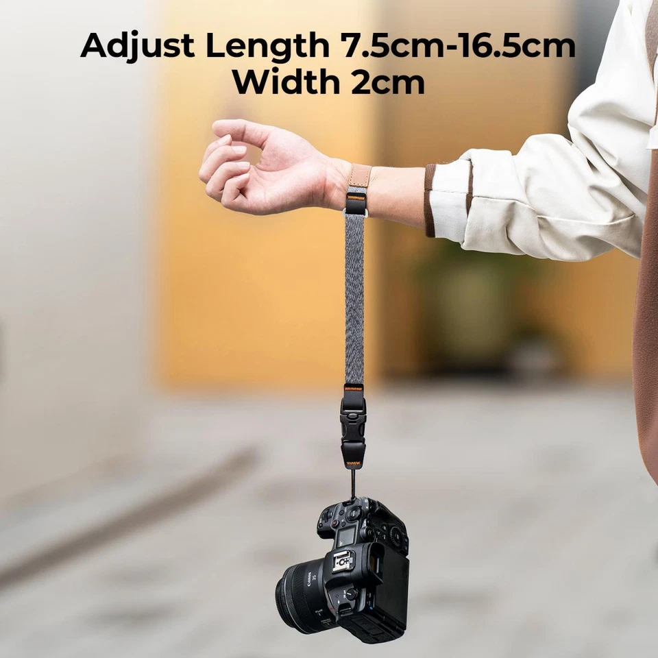 Correa de muñeca ajustable K&F Concept 7,5-16,5 cm ancho-20 mm KF13,116 marrón Foto 4 de 4