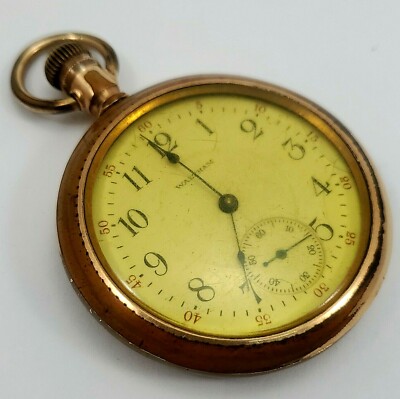 Vintage 1908 Waltham Pocket Watch Model 1908 17 Jewels Grade 635