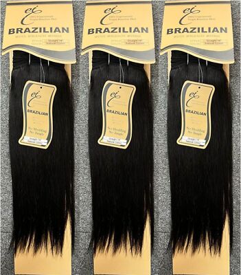 Ei 100 % unverarbeitete reine brasilianische Echthaarverlängerung Körperwelle 10-28 Zoll