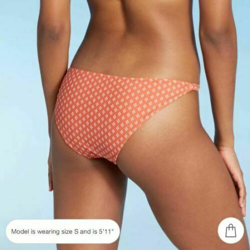 Nuevo bikini para mujer talla XL 16-18 parte inferior hipster naranja óxido Kona Sol - Imagen 3 de 3
