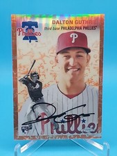 Dalton Guthrie 2023 Topps Chrome Platinum Anniversary RC #117 Orange Toile 17/25