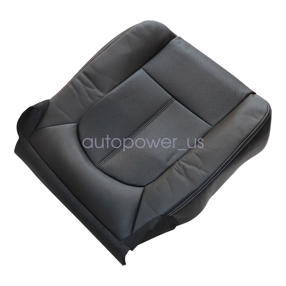 For 2011 2012 2013 Ford F250 Super Duty Driver Back & Bottom Seat Cover Black Foto 3 de 4