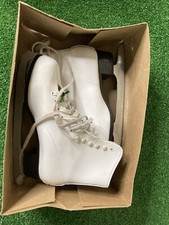 american aces figure skates white womens size 7