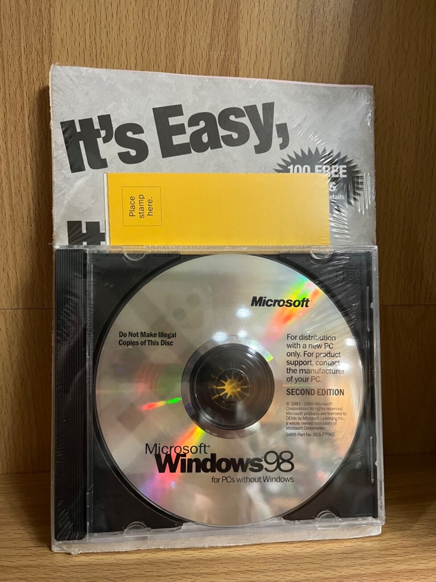 Microsoft Windows 98 Second Edition_Full Version | eBay