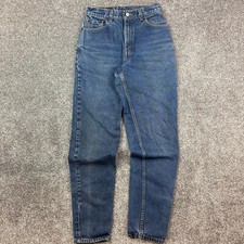 Vintage Levis 550 Jeans Womens 8 Mis L Blue Relaxed Fit Tapered Leg Mom Denim