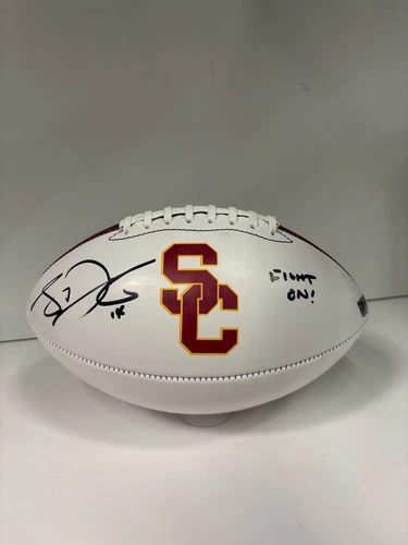 Sam Darnold Signed USC Trojans Panel Football 'Fight On' Fanatics NB38164511