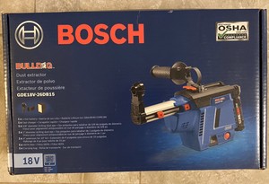Bosch Bulldog Gde18v 26db15 18v Dust Extractor Kit Factory Sealed