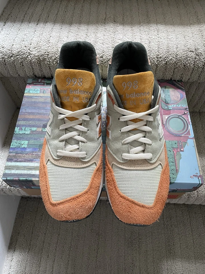 New Balance x Kith 998 Ronnie Fieg & Frank Lloyd Wright - 9,5 EE. UU. Hombres (U998KT1) Foto 2 de 4