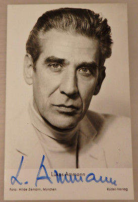Autograph actor Lukas Ammann (85423)