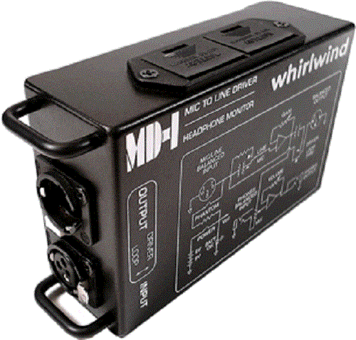 Whirlwind MD-1 Portable Headphone Preamp Line Driver Monitor Studio Grade USA - Picture 1 of 2