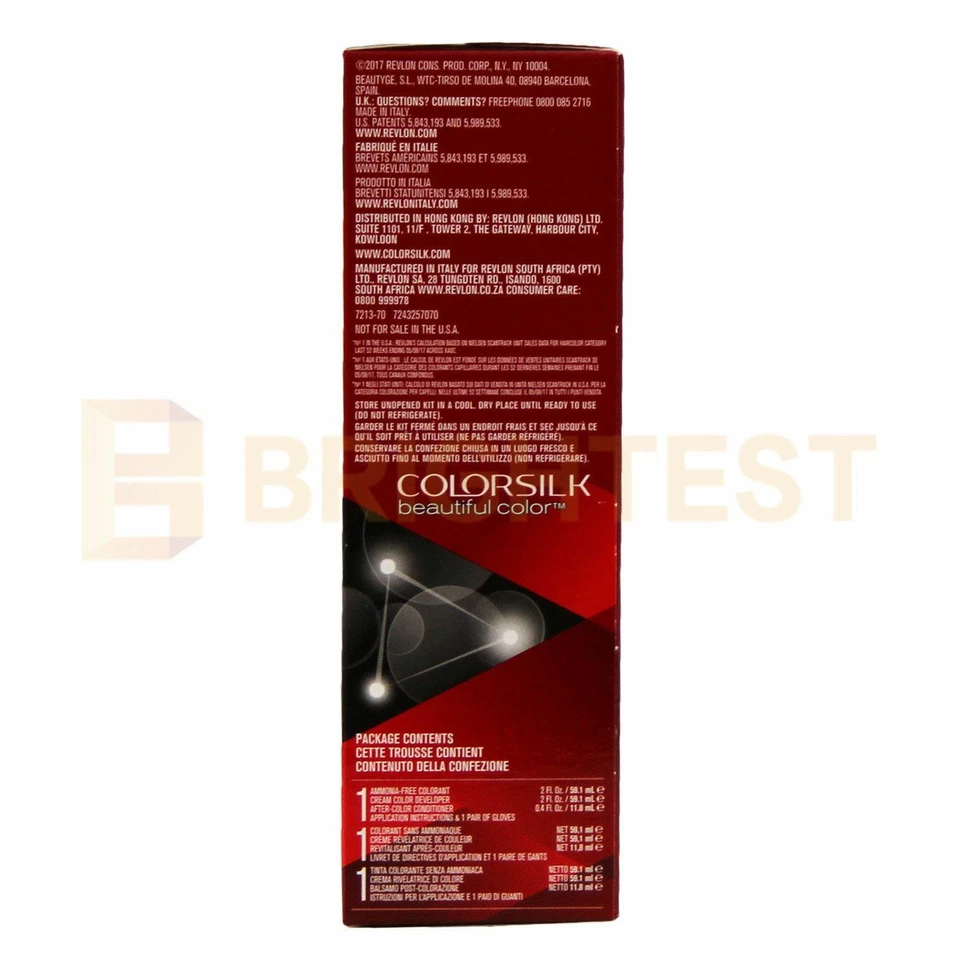Revlon Colorsilk Permanent Hair Colour Color Dye Cream Grey Coverage Shine Easy - image 4 of 4