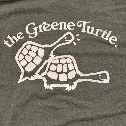 The Greene Turtle Restaurant Ocean City Maryland T Shirt Size L Green Turtles eBay