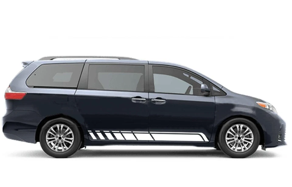 2 PIEZAS Calcomanías Gráficas de Vinilo para Puerta de Coche Toyota Sienna Foto 4 de 4