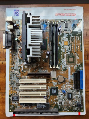 Vintage Asus P2B-VT Motherboard Combo (Intel Pentium III @ 650MHz CPU,256MB Ram)
