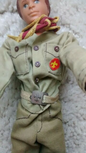 Kenner Vintage Boy Scout STEVE Action Figure Antique Doll Uniform 1974