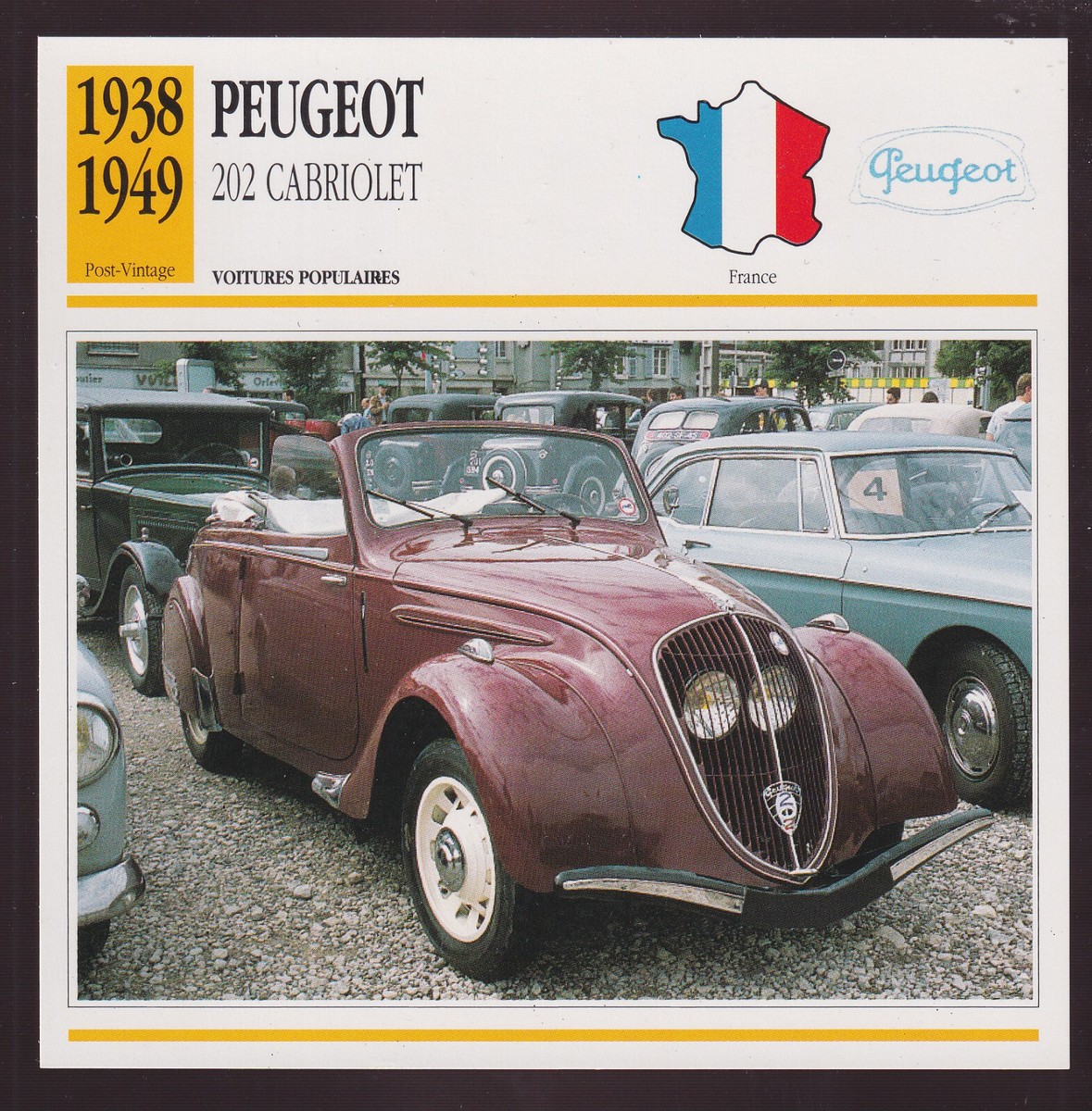Peugeot 202 Pick-Up Maraicher 1/43 PROVENCE MOULAGE DUVI