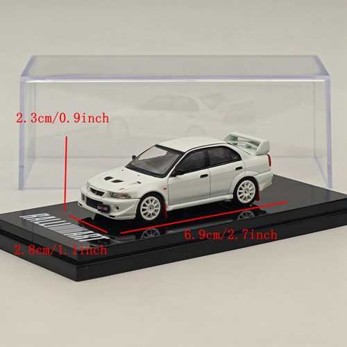 Hobby Japan 1/64 Mitsubishi Lancer RS Evolution VI White HJ643033BW Diecast - Picture 7 of 7