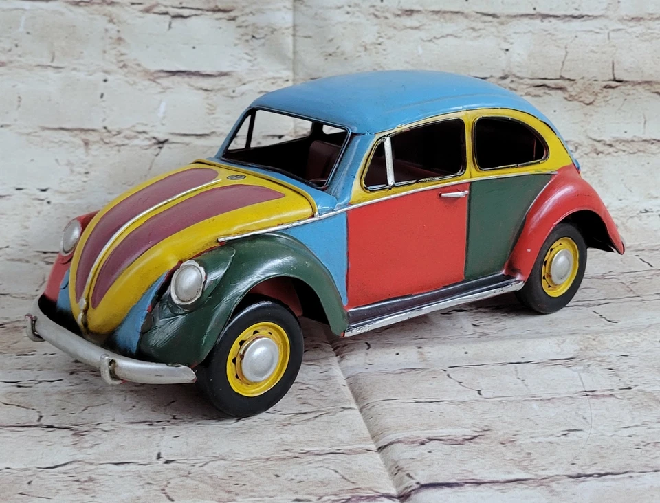 1934 Multicolore 19334 Decorativi Auto Automobili Metallo Opera D'Arte Figura - Immagine 4 di 4