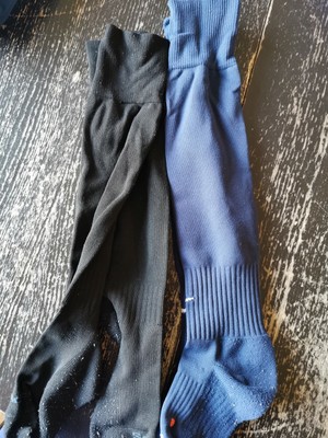 navy nike football socks