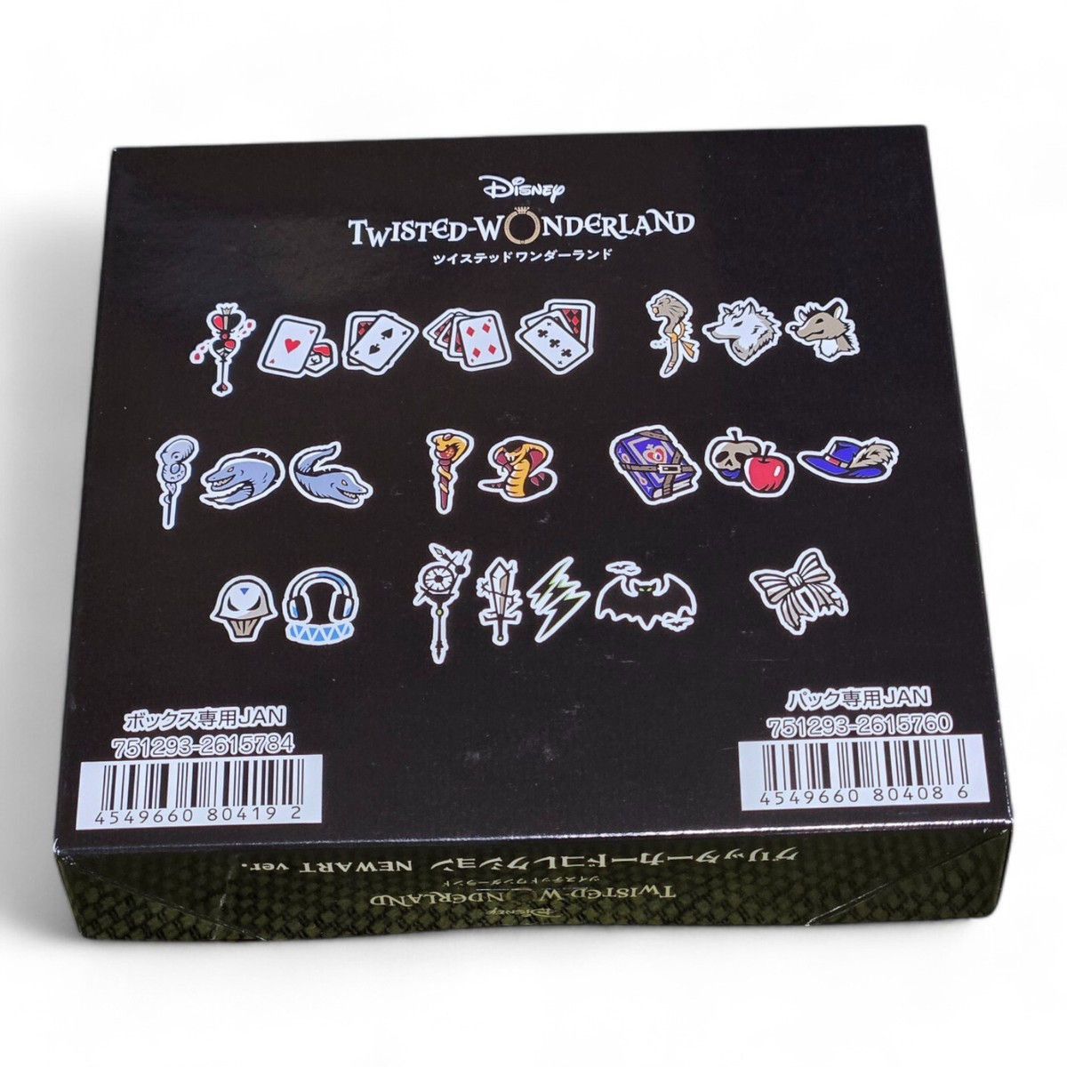 Bandai Disney Twisted Wonderland Glitter Card Collection New Art