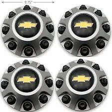 NEW 4pc. 2011 - 2016 GMC Sierra HD 2500 3500 Hub wheel Center Cap SILVER 9597819
