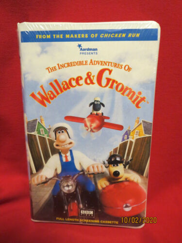 The Incredible Adventures of Wallace  Gromit (VHS, 2001, Clamshell) BRAND NEW - 第 1/2 張圖片