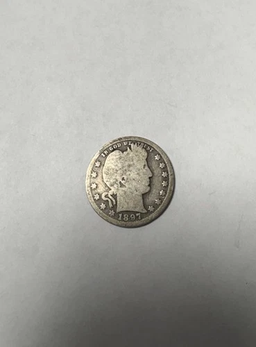 1897 O - United States Barber Quarter 25C - Early American Silver .900 🇺🇸