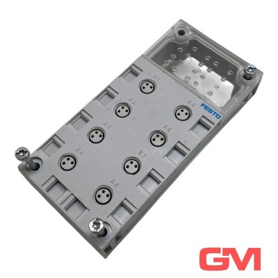 Festo Anschlussblock CPX-AB-8-M8-3POL manifold block 195706 8x Dose