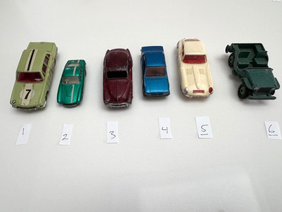 Lot De Voitures Miniatures 1/86 - Norev, Lesney, Eko, Brekina, Jouef - Années 1960 (Occasion)